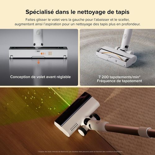 H60 Hub - Aspirateur Balai Sans Fil Avec Station De Vidage Automatique - Batterie Amovible 60 Min