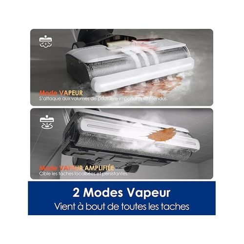Aspirateur balai vapeur nettoyeur 3 en 1 - One S7 Steam Plus