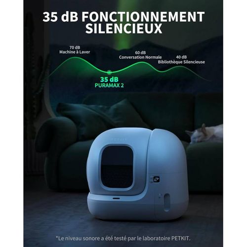 Puramax 2 Robot Litière Automatique Pour Chat - Pack Premium