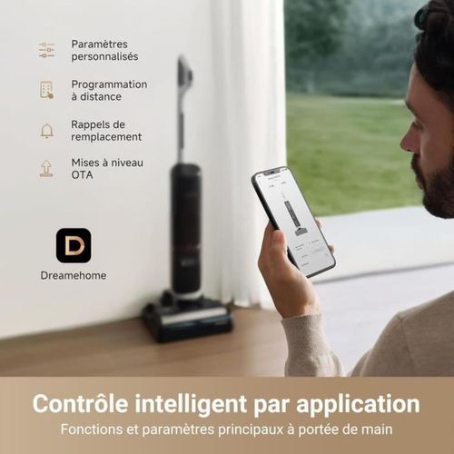 H14 Pro Aspirateur Laveur Sec Et Humide - Design Plat à 180° - Nettoyage De La Brosse à 60 °c - Séc