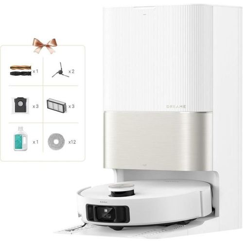 Robot Aspirateur Laveur  X50 Ultra - 220 Mn Autonomie - 20 000 Pa - Auto-nettoyage