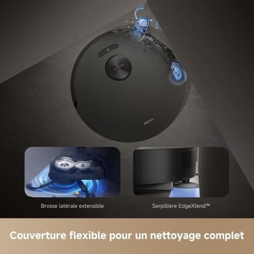 Aspirateur Robot Laveur -  Z50 Ultra - Aspiration 19 kPa - Détection Multiple De La Saleté
