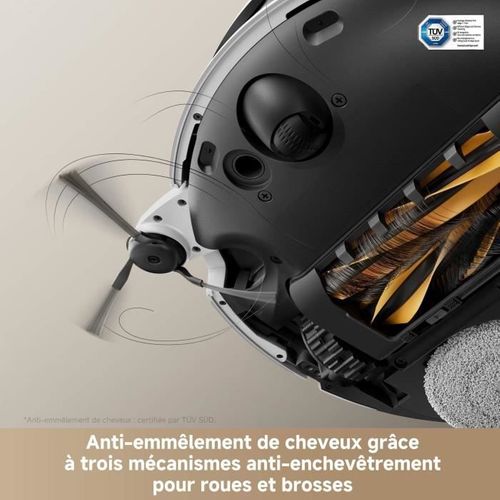 Robot Aspirateur Laveur V50 Ultra Complete - 24000pa - Lavage Thermique Avec Système Duosolution