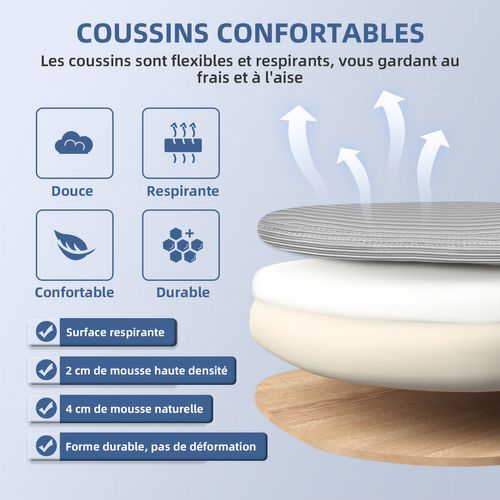 Fauteuil De Bureau ,avec Accoudoirs Pliables,chaise De Bureau, Max 150kg,gris