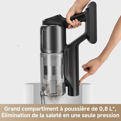 Aspirateur Balai Sans Fil -  Z10 - 210aw - Filtration 99,99% Hepa H14 - Détection Poussière