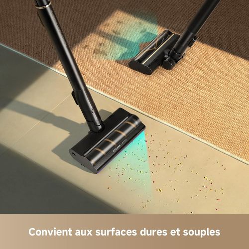 V20 Pro - Aspirateur Balai Sans Fil - Nettoyage Des Bords à 0 Mm - Sols Durs, Tapis Et Poils