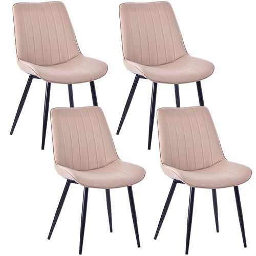 Lot De 4 Chaises Salle à Manger, Idéal Pour Le Salon Ou La Cuisine — Dimensions 53x62.5x34cm