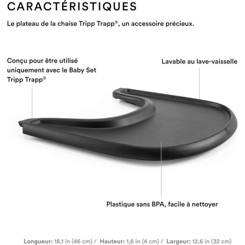 Plateau ® - Couleur Noir