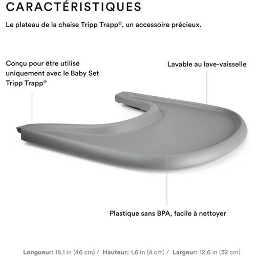 Plateau ® Gris Tempête