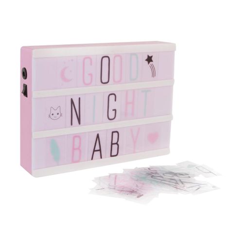 Boîte Lumineuse Kid - Rose - Atmosphera