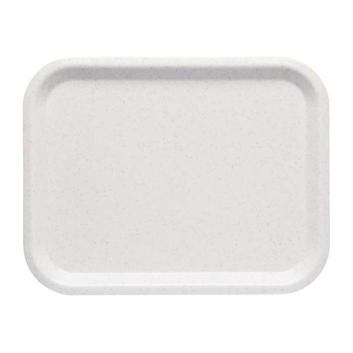 Plateau En Plastique 36x28 Cm - Blanc