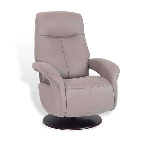 Fauteuil De Relaxation Manuel - Microfibre - Tharros - Microfibre Gris