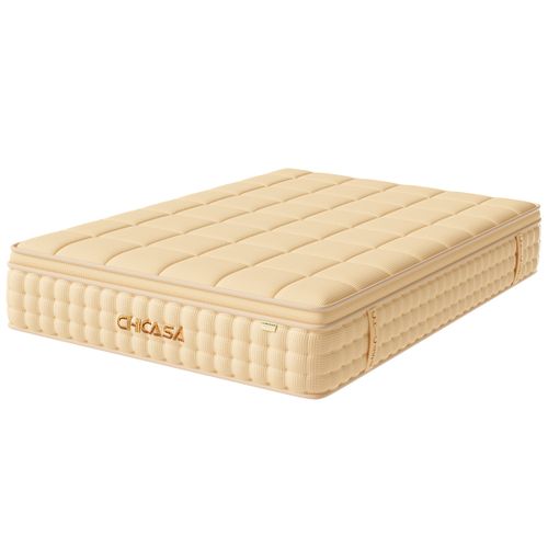 Matelas à Ressorts Ensachés 160×200 cm, 7 Zones, tissu Gaufré, Epaisseur 25cm, h3