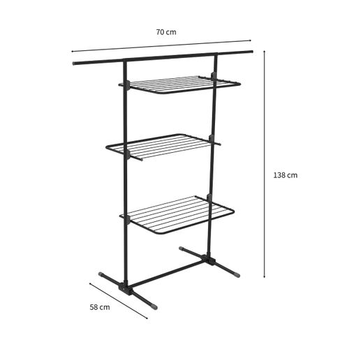 Séchoir à Linge Triple+ Noir