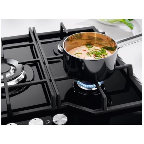 Plaque Gaz Encastrable Egg6426sk Noir 59 Cm Gaz 4 Foyers