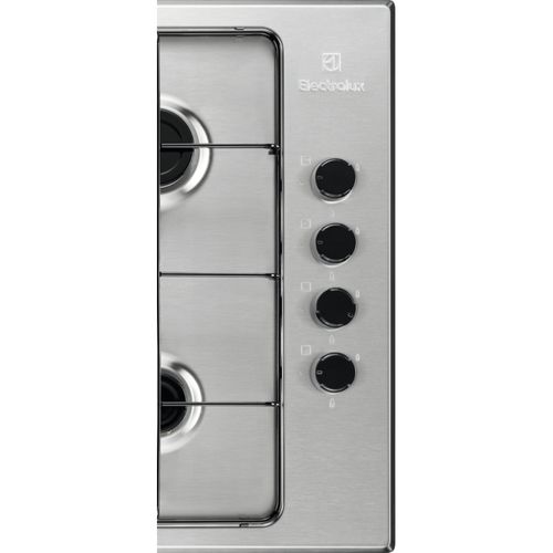 Plaque Gaz Encastrable Egs6414x Acier Inoxydable Gaz 4 Foyers