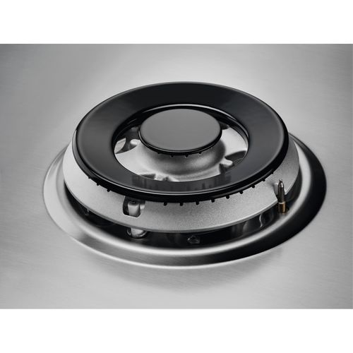 Plaque Gaz Encastrable Egs6414x Acier Inoxydable Gaz 4 Foyers