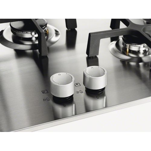 Plaque Gaz Encastrable Egs6434x Acier Inoxydable Gaz 4 Foyers