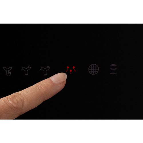 Hotte Décorative Inclinée 90cm 700m3/h Blanc - Lfv619w