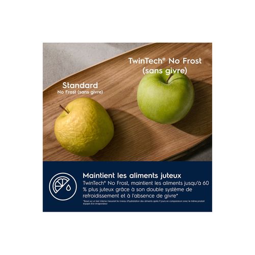 Réfrigérateur Congélateur En Bas  Encastrable Ent6me18s