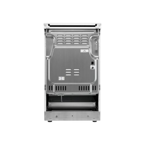 Cuisinière Mixte 3 foyers gaz + 1 électrique Inox - Lkm520011x