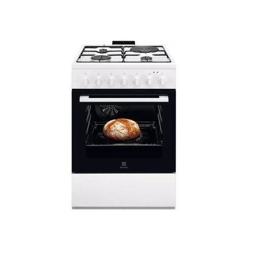Cuisinière Mixte 3 foyers gaz + 1 électrique - Lkm624022w