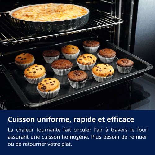 Cuisinière mixte ELECTROLUX LKM624255K 4 foyers Noir