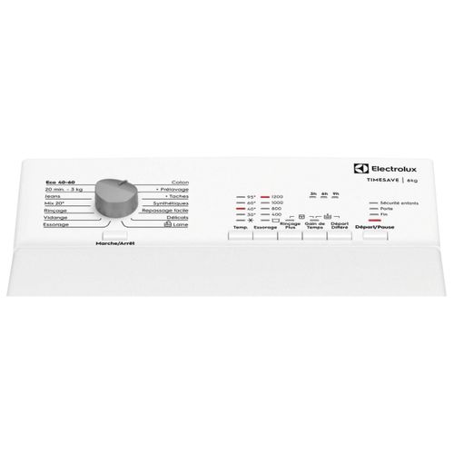 Lave-linge Top ELECTROLUX EWY5612BA 6kg