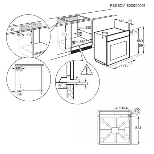 Four Encastrable Pyrolyse 73l - Eoe7p12z