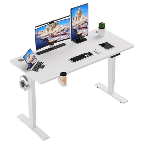 Bureau Assis Debout 120x60cm,fonction Mémoire Et Anti-collision,port USB Et Type C,70-119cm