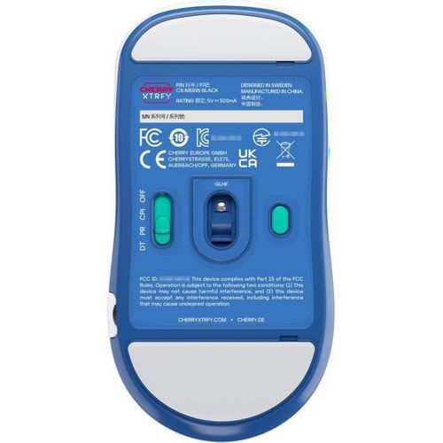 Souris Gamer Sans Fil Symétrique Ultra-légere 2,4 Ghz -  Xtrfy M68 Wireless - Blanc