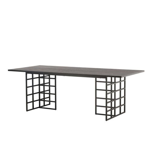 Table à Manger Design "ystad" 220cm Noir
