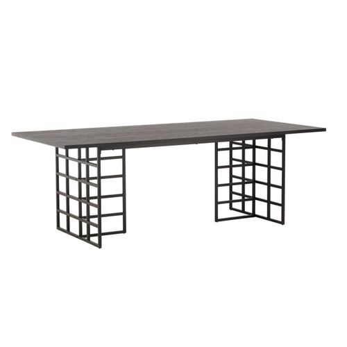 Table à Manger Design "ystad" 220cm Noir