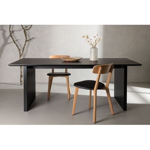 Table à Manger Design "vail" 200cm Noir
