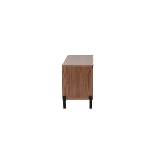 Meuble TV 2 Portes et 2 Tiroirs "corpus" 138cm Marron