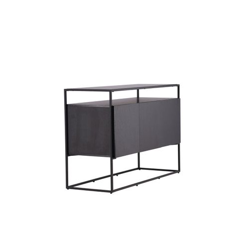 Buffet 3 Portes En Teck "kingsport" 120cm Noir