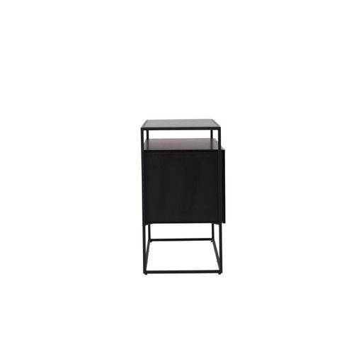 Buffet 3 Portes En Teck "kingsport" 120cm Noir