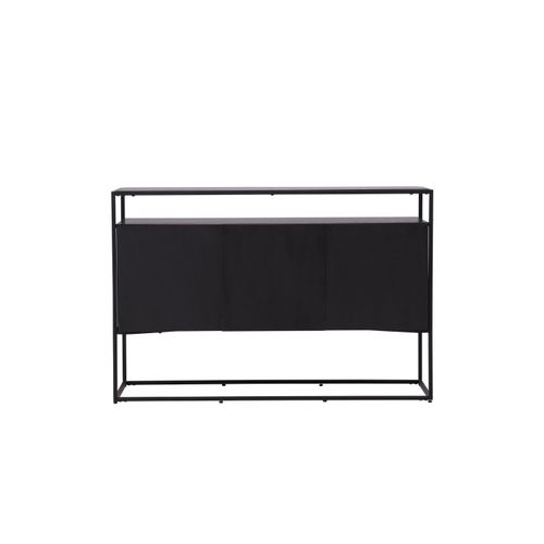 Buffet 3 Portes En Teck "kingsport" 120cm Noir