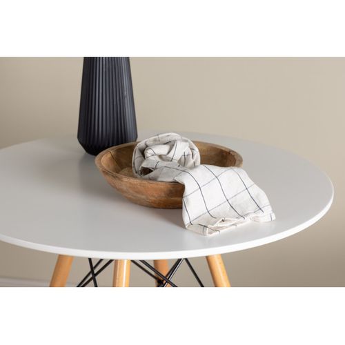 Table à Manger Ronde "danburi" 75cm Blanc