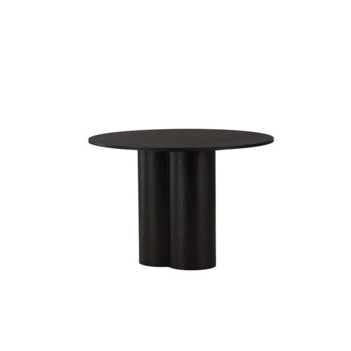 Table à Manger Ronde "olivia" 110cm Noir