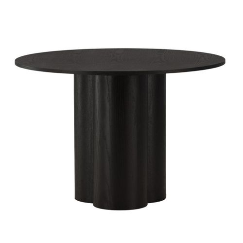 Table à Manger Ronde "olivia" 110cm Noir