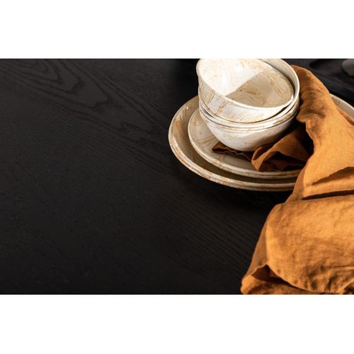 Table à Manger Ronde "olivia" 110cm Noir