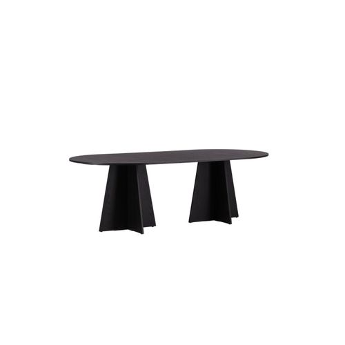 Table De Repas Ovale Bootcut Noir