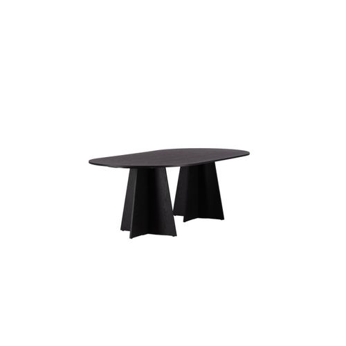 Table De Repas Ovale Bootcut Noir