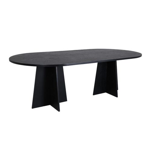Table De Repas Ovale Bootcut Noir