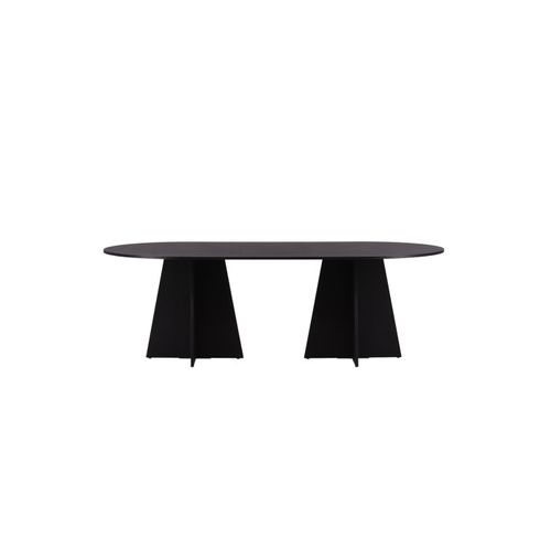 Table De Repas Ovale Bootcut Noir