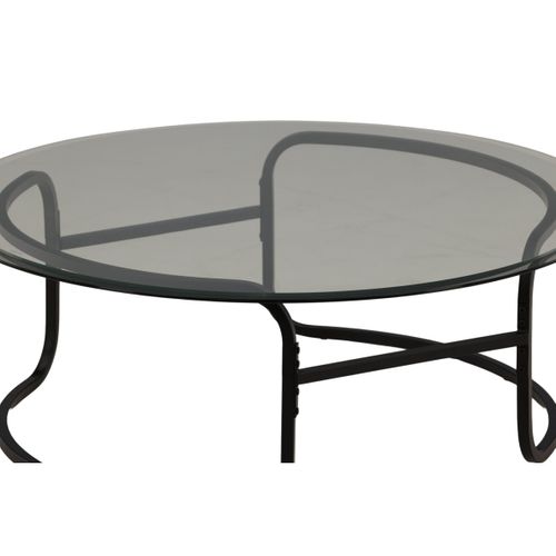 Table Basse Design En Verre "lomma" 110cm Noir
