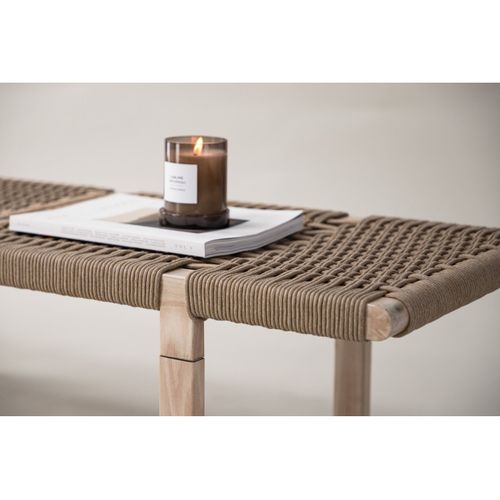 Banc Design En Rotin "angon" 140cm Naturel