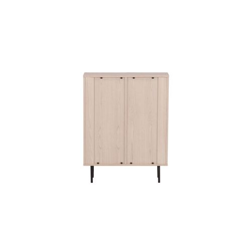Buffet Design Nervuré "bjorkon" 103cm Naturel