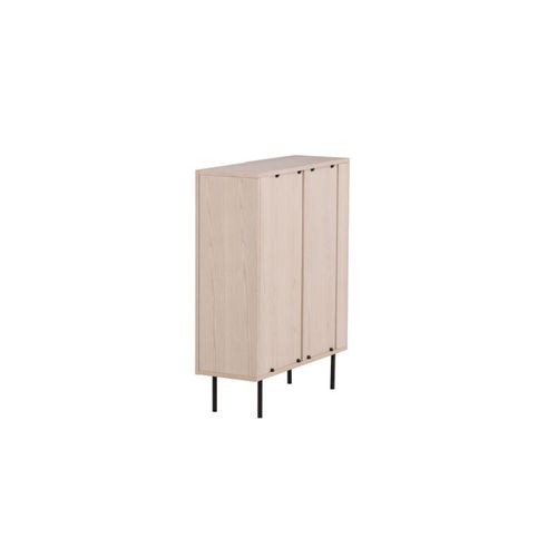 Buffet Design Nervuré "bjorkon" 103cm Naturel